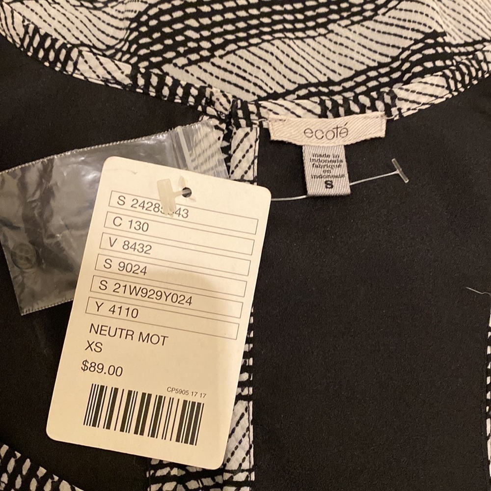 ECOTE NEUTR MOT DRESS . Size S . New. - Picture 3 of 11